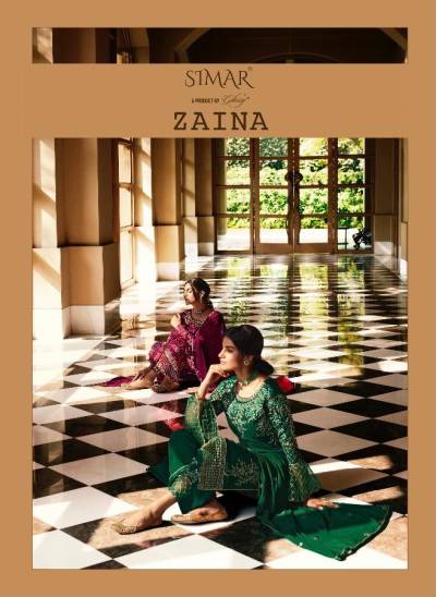 Zaina By Glossy Designer Partywear Salwar Kameez Collection